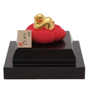 24金 (K24)  円満 巳 置物
