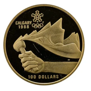 K22 カナダ-カルガリーオリンピック金貨_5