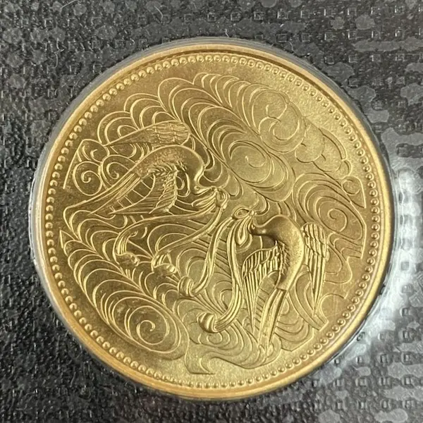 天皇陛下御在位60年記念金貨