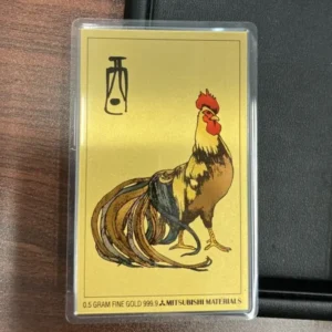 K24　三菱マテリアル　純金カレンダー　0.5g