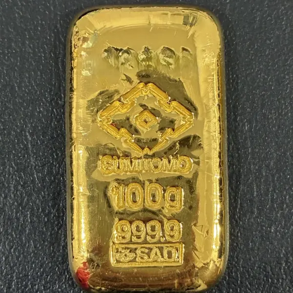 住友金属鉱山　インゴット100g