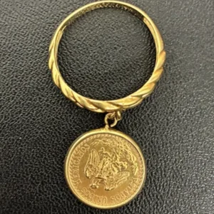 K21.6　K18　メキシコ2ペソ　コインリング