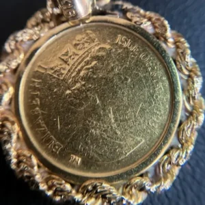 K24・K18　キャットコインペンダントトップ　1.6g