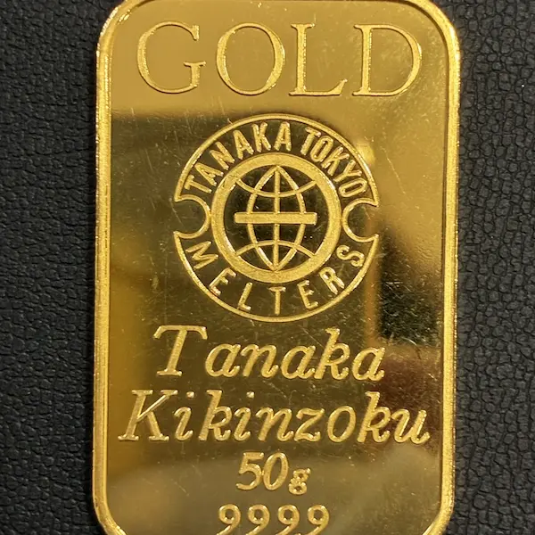 田中貴金属　インゴット50g