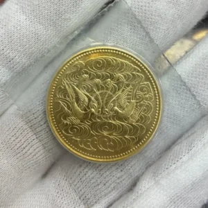 天皇陛下御在位60年記念10万円金貨