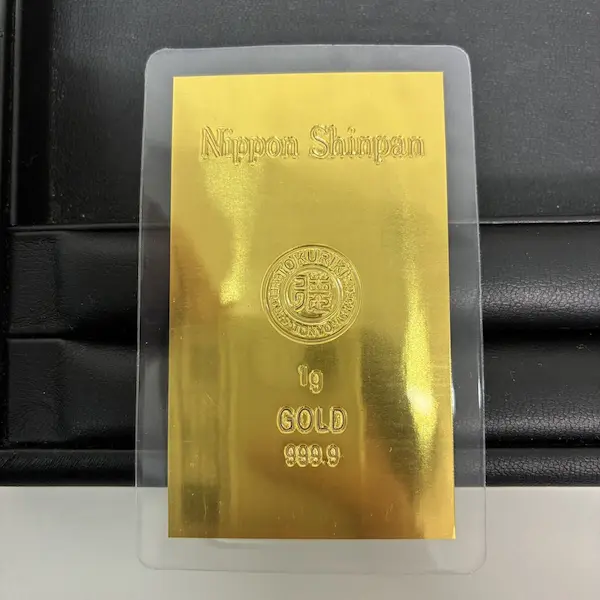 K24　徳力　純金カード1g