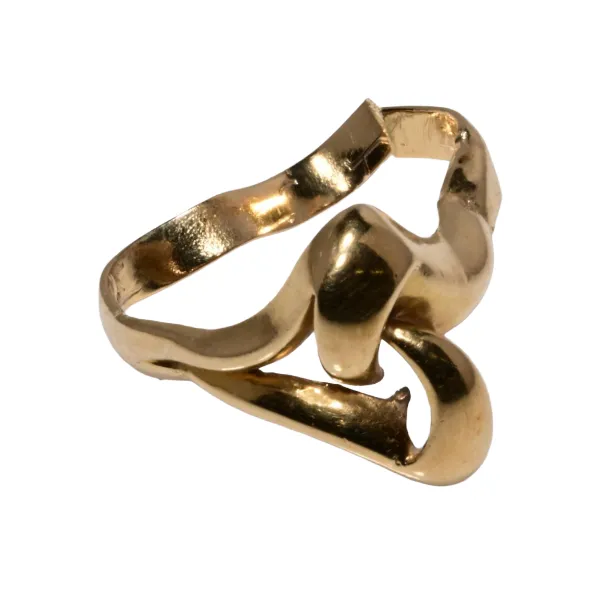 18金 (K18) 壊れた指輪