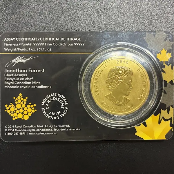 K24　エリザベス2世　200ドル金貨　31.15g