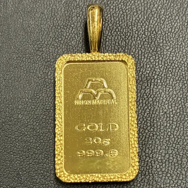 K24　インゴットペンダントトップ　20g