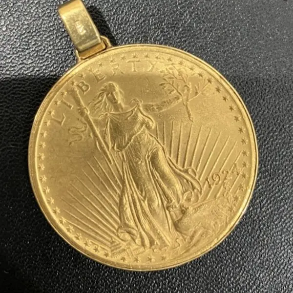 K21.6　セントゴーデンス金貨　35.4g