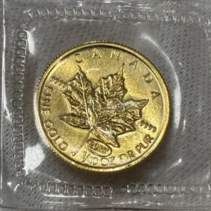 K24　メイプルリーフ金貨　1/10oz　3.1g