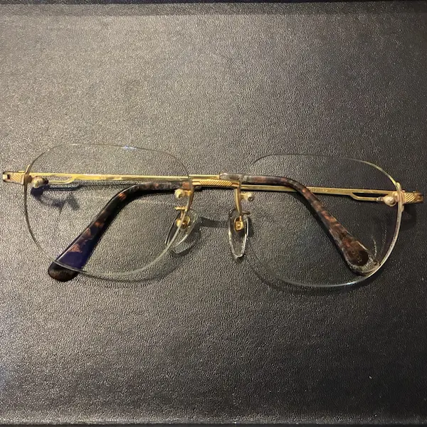 K18　金メガネ　12g