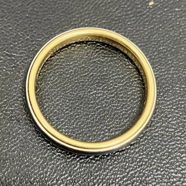 Pt950・K18　リング　4.4g