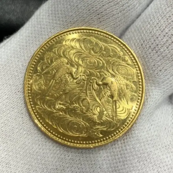 天皇陛下御在位60年記念10万円金貨