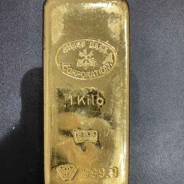 スイスバンク　インゴット　1000g
