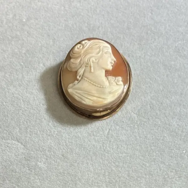 K14　カメオブローチ　6.6g