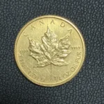 K24　メイプルリーフ金貨　1/4oz　7.7g