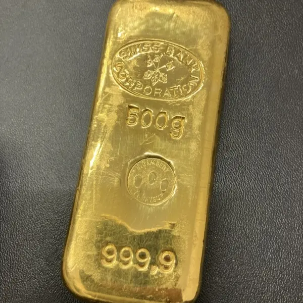 スイスバンク　インゴット500g