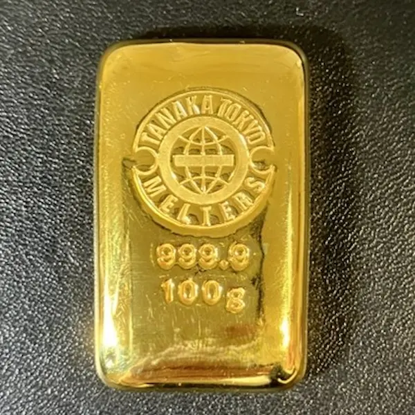 田中貴金属　インゴット　100g