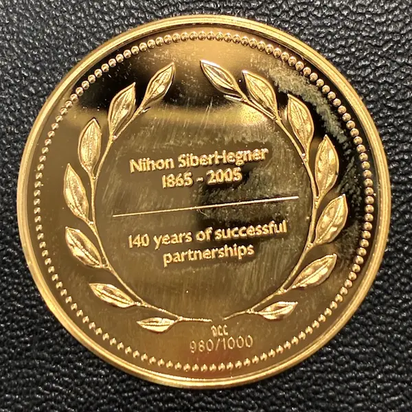 K23　日本シイベルヘグナー創業140周年記念メダル