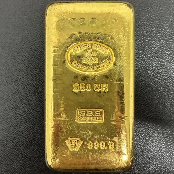 スイスバンク　インゴット　250g