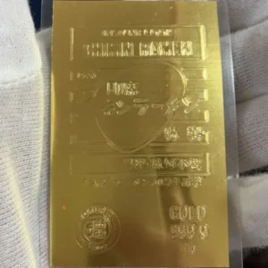 K24　チキンラーメン30周年記念純金カード　1g