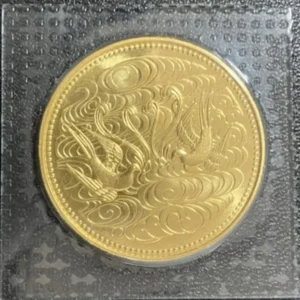 天皇陛下御在位60年記念10万円金貨