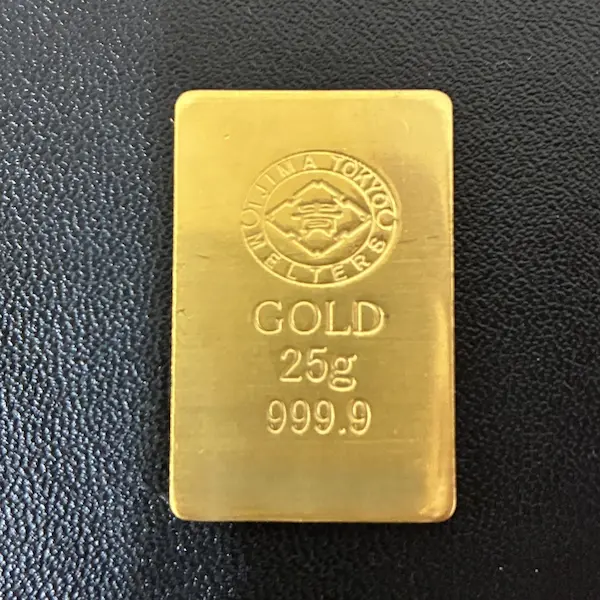 井島貴金属　インゴット　25g