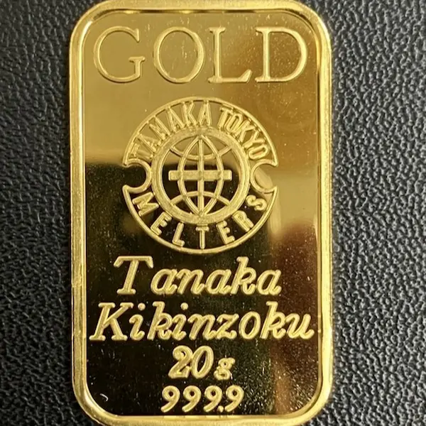 田中貴金属　インゴット　20g