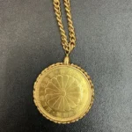 天皇陛下御在位60周年記念10万円金貨　ペンダントトップ