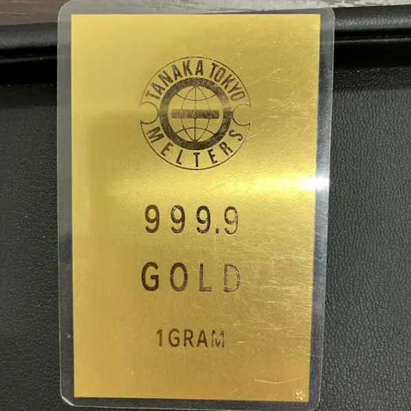 K24　田中貴金属　インゴットカード　1g