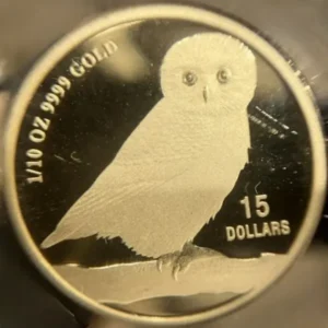 K24　フクロウ金貨　1/10oz　3.11g
