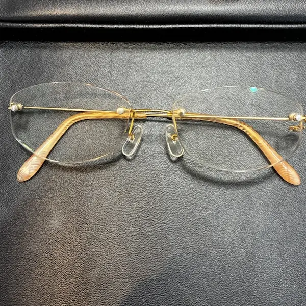 K18　金メガネ　5g