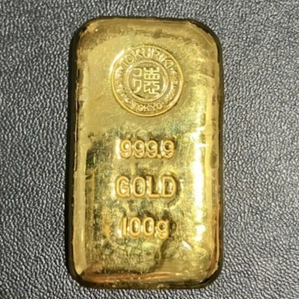 徳力本店　インゴット　100g