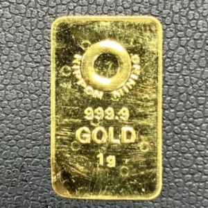 K24　Nippon Mining　インゴットペンダントトップ　1g