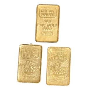 999.9_CREDIT SUISSEインゴット_10g・3枚
