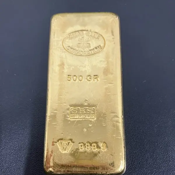 スイスバンク　インゴット　500g
