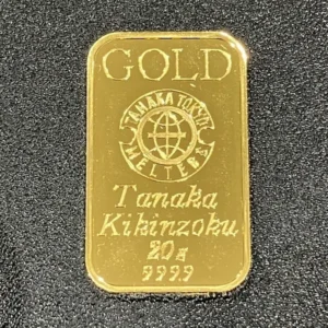 田中貴金属　インゴット　20g