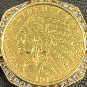 K21.6　インディアン金貨　8.3g