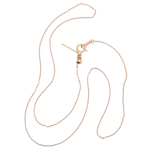 18金 (K18) ピンクゴールドネックレス