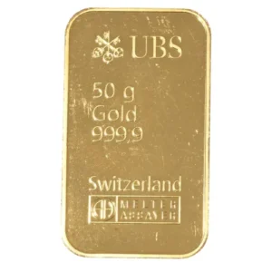 999.9_UBSインゴット_50g