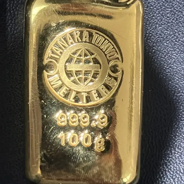 田中貴金属　インゴット　100g