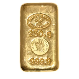 999.9_SWISS BANKインゴット_250g