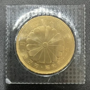 天皇陛下御在位60年記念10万円金貨