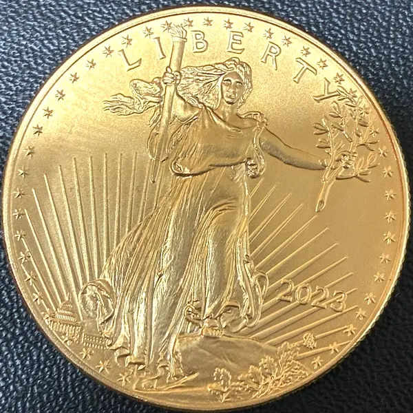 K22　アメリカン・イーグル金貨　1オンス　33.9g