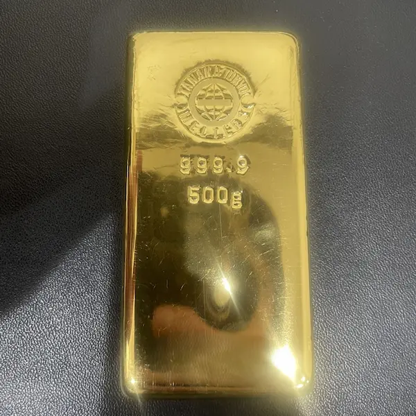 田中貴金属　インゴット　500g