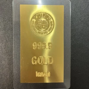 K24　徳力本店　インゴットカード　1g