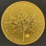 K24　メイプルリーフ金貨　1oz　31.1g