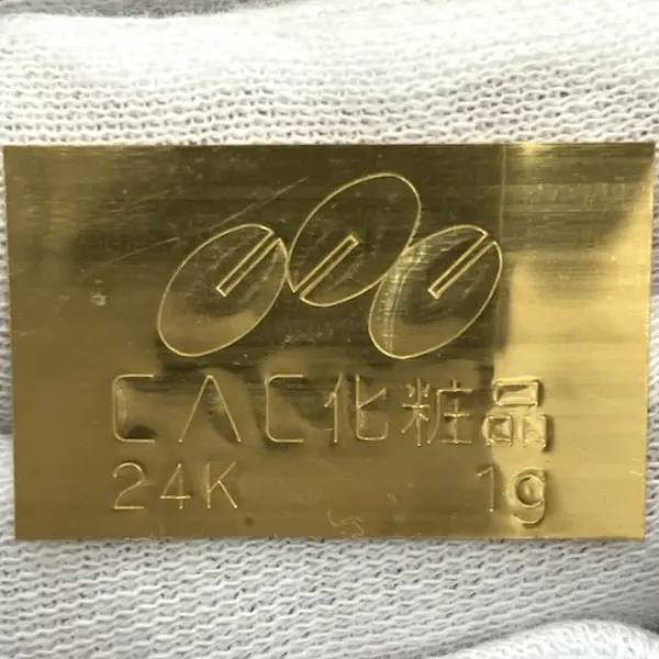 K24　CAC化粧品　純金カード　1g
