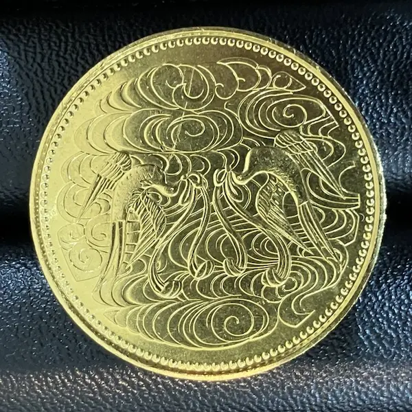 天皇陛下御在位60年記念10万円金貨